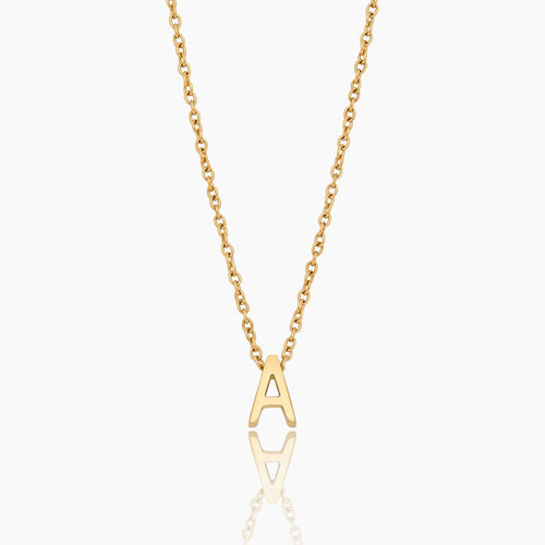 Fine Initial Charm Necklace