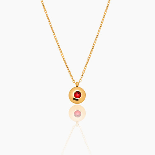 Petite Birthstone Pendant Necklace