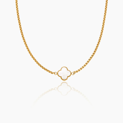 Pearl Petal Necklace