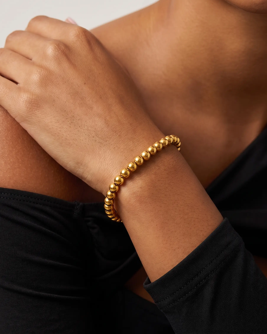 Gold Bead Bracelet