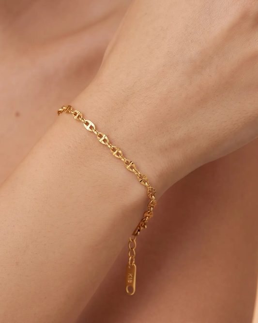 Heavy Sequin Chain Bracelet