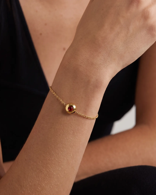 Petite Birthstone Charm Bracelet