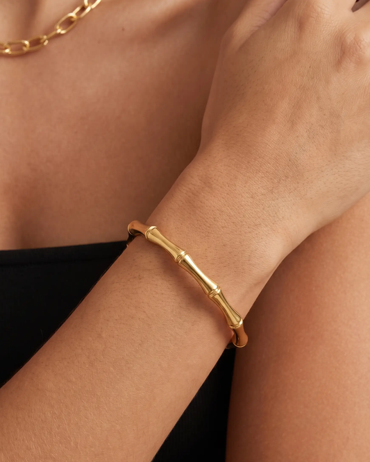 Reed Gold Cuff Bracelet