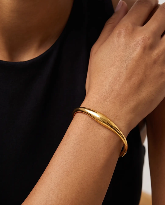 Shore Gold Cuff Bracelet
