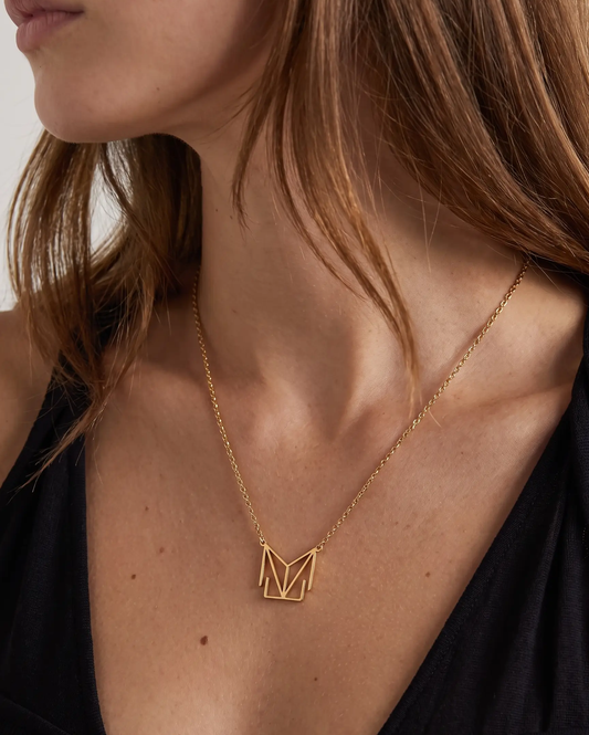 Quiet Monogram Name Necklace