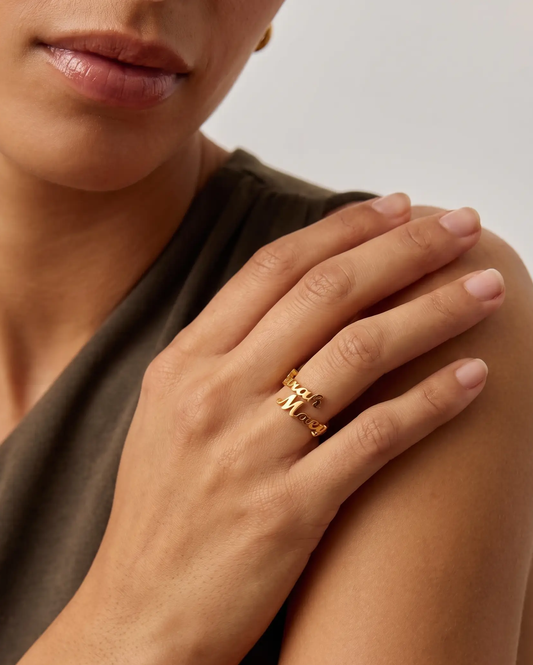 Pair Name Ring