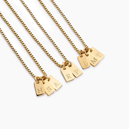 Tag Letter Necklace