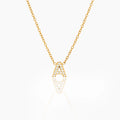 Pavé Letter Necklace