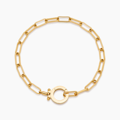 Simple Paperclip Chain Bracelet