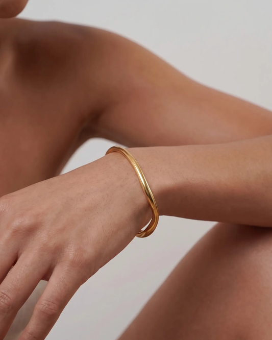 Shaped Wave Cuff Bracelet