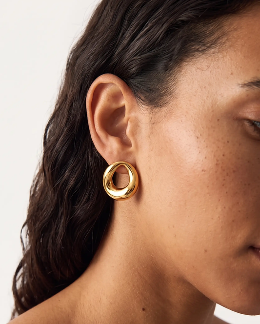 Shaped Loop Earrings