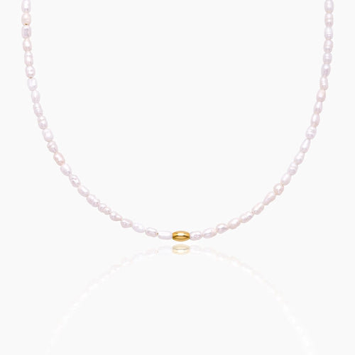 Simple Pearl Choker Necklace