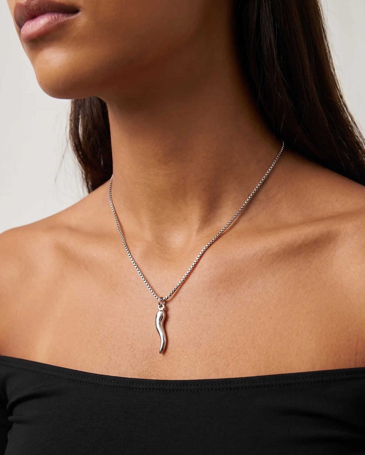 Horn Charm Necklace