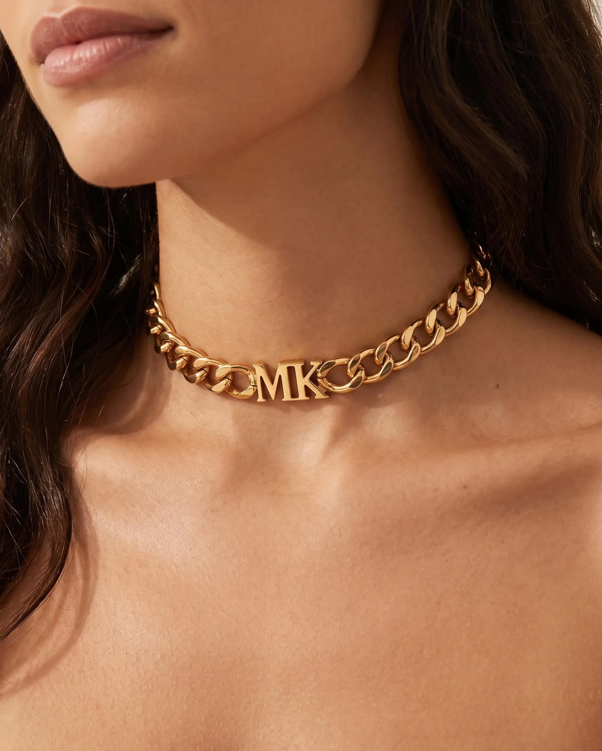 Letter Choker Necklace