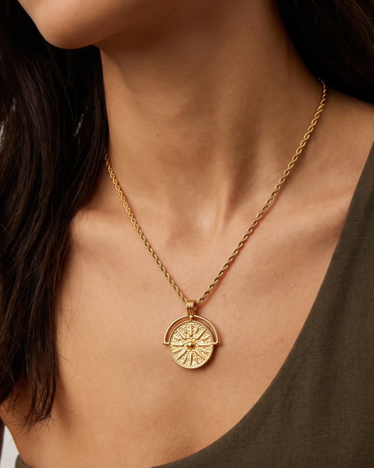 North Medallion Necklace
