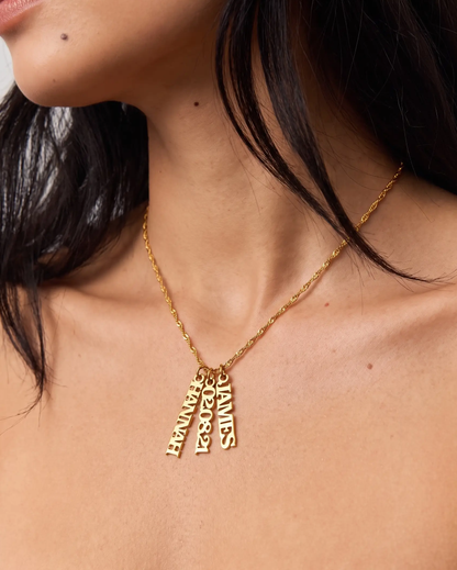 Singapore Family Name Necklace