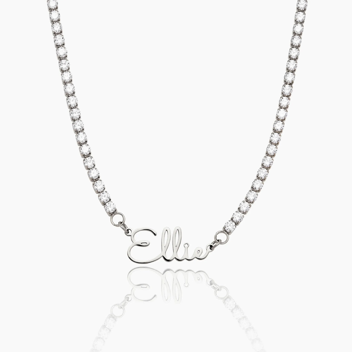 Script Name Line Necklace