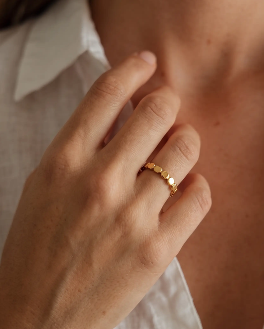 Gold Bead Ring