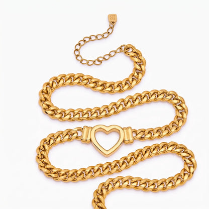 Rose & Selma Heart Chain