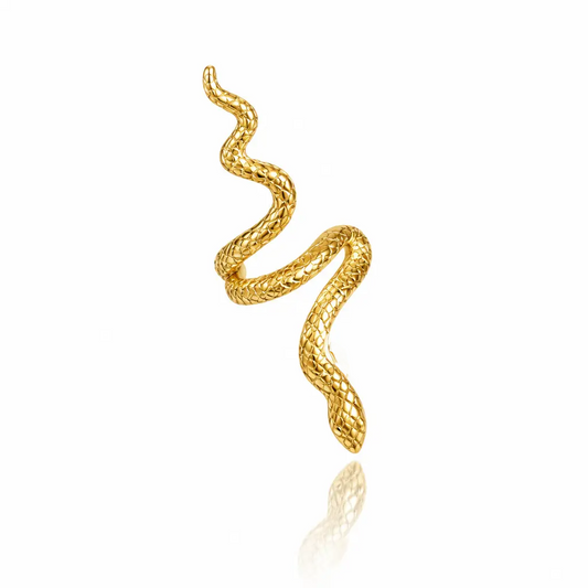 Snake Ear Cuff - Gold